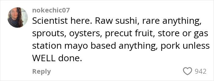 Comment on food safety by scientist, mentioning bacteria in sprouts and meat. Comment on food safety by scientist, mentioning bacteria in sprouts and meat.