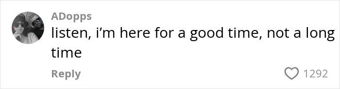 A comment online about enjoying the moment, emphasizing positive vibes. A comment online about enjoying the moment, emphasizing positive vibes.
