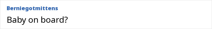 "Comment by Berniegotmittens speculating if Adele is pregnant, asking 'Baby on board?' "Comment by Berniegotmittens speculating if Adele is pregnant, asking 'Baby on board?'