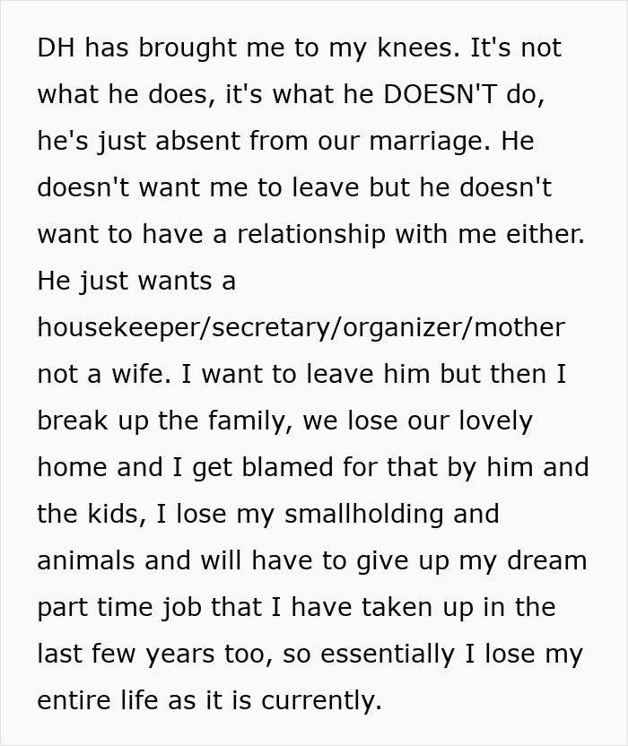 Text expressing a wife's struggles with a neurodivergent husband, feeling overwhelmed and trapped in her marriage. Text expressing a wife's struggles with a neurodivergent husband, feeling overwhelmed and trapped in her marriage.
