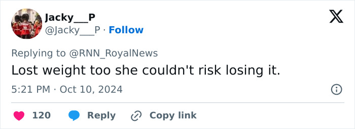 Tweet about Kate Middleton's engagement ring mystery, sparking theories. Tweet about Kate Middleton's engagement ring mystery, sparking theories.