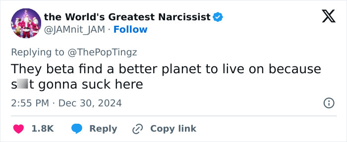 Tweet mocking Generation Beta by criticizing their future living conditions. Tweet mocking Generation Beta by criticizing their future living conditions.