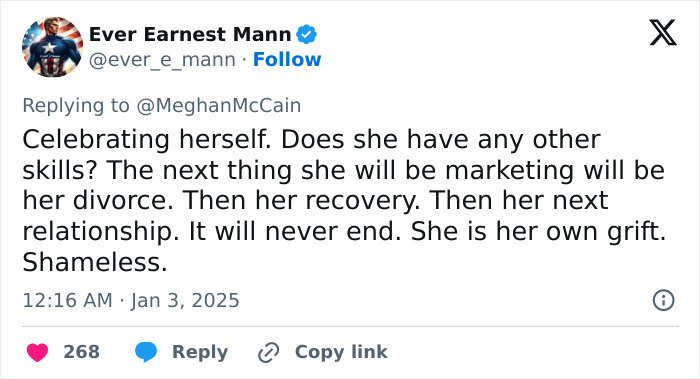 Tweet criticizing Meghan Markle’s lifestyle series as tone-deaf and self-promoting. Tweet criticizing Meghan Markle’s lifestyle series as tone-deaf and self-promoting.