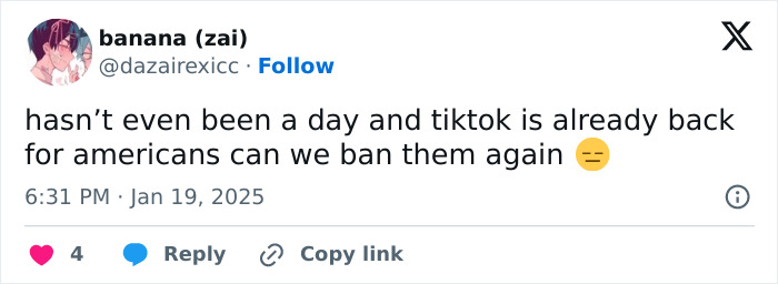 "Hasn’t Even Been A Day": People In Disbelief As TikTok Is Back Online "Hasn’t Even Been A Day": People In Disbelief As TikTok Is Back Online