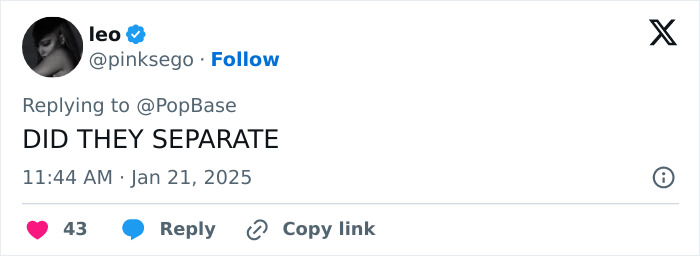 Social media post questioning Justin Bieber and Hailey's relationship status. Social media post questioning Justin Bieber and Hailey's relationship status.