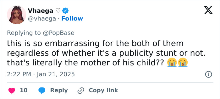 Tweet discussing Justin Bieber, unfollowing Hailey, and potential divorce rumors, mentioning publicity stunt concerns. Tweet discussing Justin Bieber, unfollowing Hailey, and potential divorce rumors, mentioning publicity stunt concerns.