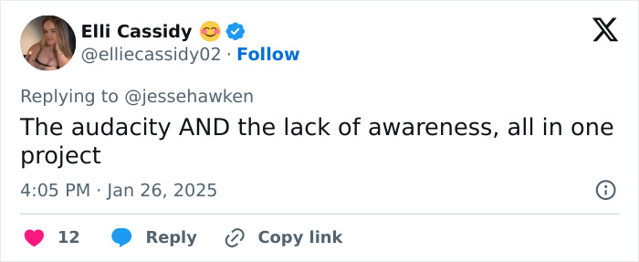 Tweet commenting on Zoe Saldaña's blackface scandal mentioning audacity and lack of awareness. Tweet commenting on Zoe Saldaña's blackface scandal mentioning audacity and lack of awareness.