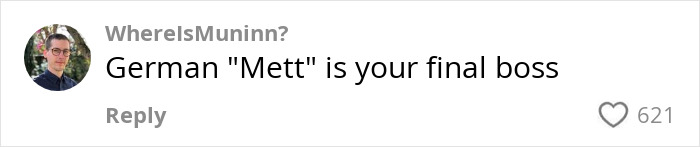 Comment about German "Mett" related to food-bacteria on a forum post. Comment about German "Mett" related to food-bacteria on a forum post.