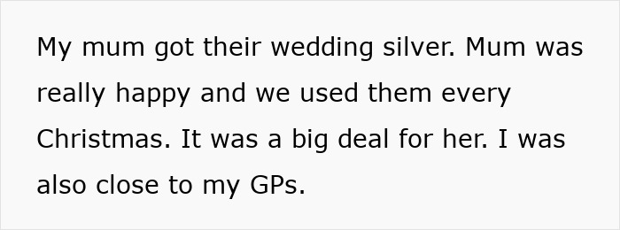 Text about family tradition using wedding silverware, highlighting its sentimental value. Text about family tradition using wedding silverware, highlighting its sentimental value.