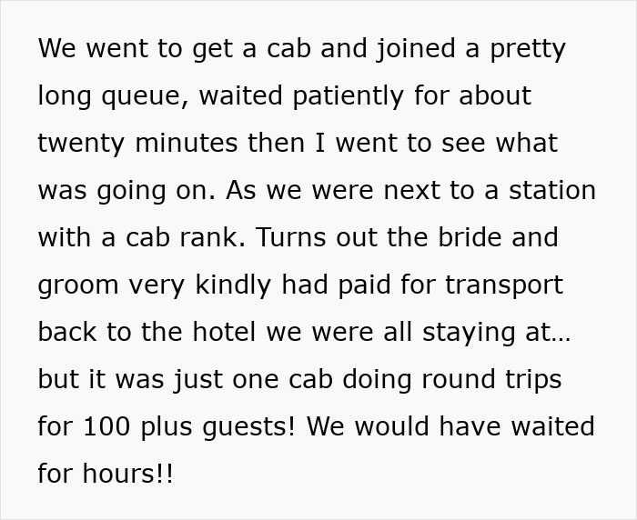 Bride Furious As Guests Refuse To Use The One Taxi Which She Paid For 100 People