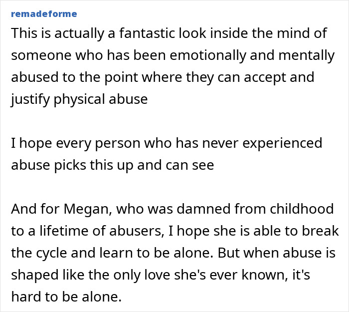 Text screenshot on emotional and mental abuse, mentioning Megan Fox's poetry. Text screenshot on emotional and mental abuse, mentioning Megan Fox's poetry.