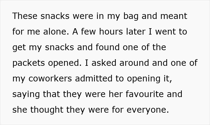 Woman Steals Coworker&rsquo;s Snack Without Checking The Label, Then Accuses Her Of Making Her Eat Meat