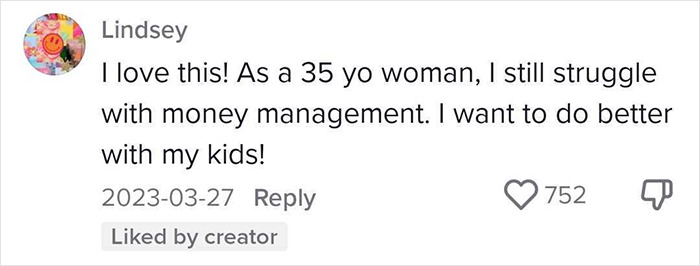 User comment on expert advice about parents not paying kids for chores, discussing money management challenges. User comment on expert advice about parents not paying kids for chores, discussing money management challenges.
