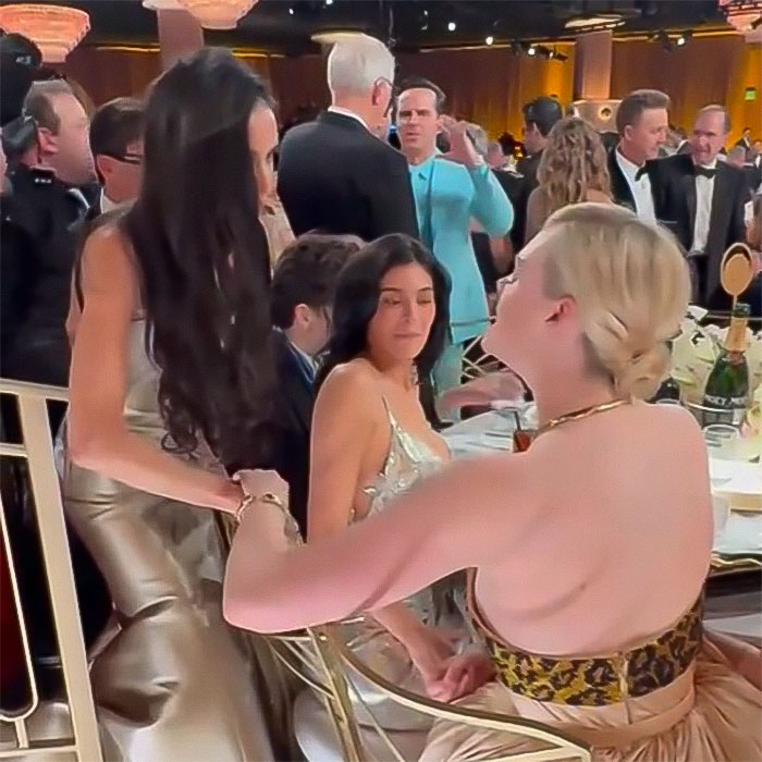 "Rude" Demi Moore Awkwardly Ignores Kylie Jenner After Golden Globes Win: "This Is Actually Sad" "Rude" Demi Moore Awkwardly Ignores Kylie Jenner After Golden Globes Win: "This Is Actually Sad"