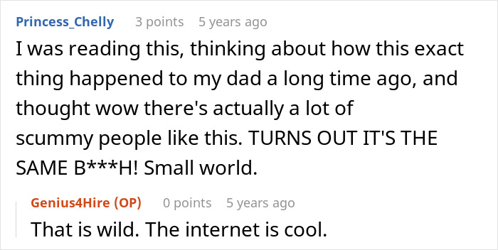 Reddit comments discussing an apartment scam and accidental revenge, with users sharing experiences. Reddit comments discussing an apartment scam and accidental revenge, with users sharing experiences.