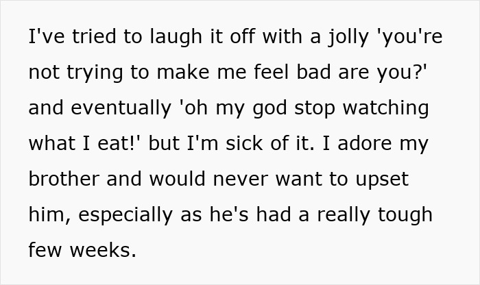 SIL Can’t Stop Making Remarks About Woman’s Eating Habits, Embarrassed When Nephew Confronts Her SIL Can’t Stop Making Remarks About Woman’s Eating Habits, Embarrassed When Nephew Confronts Her