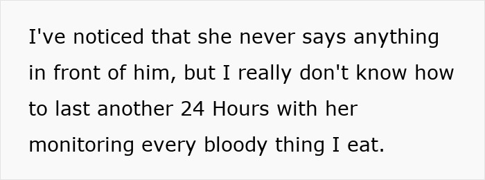 SIL Can’t Stop Making Remarks About Woman’s Eating Habits, Embarrassed When Nephew Confronts Her SIL Can’t Stop Making Remarks About Woman’s Eating Habits, Embarrassed When Nephew Confronts Her