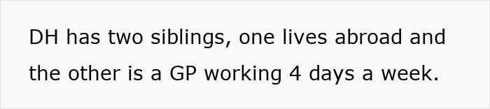 Text discussing family dynamics with elderly in-laws, mentioning siblings and their work-life situations. Text discussing family dynamics with elderly in-laws, mentioning siblings and their work-life situations.