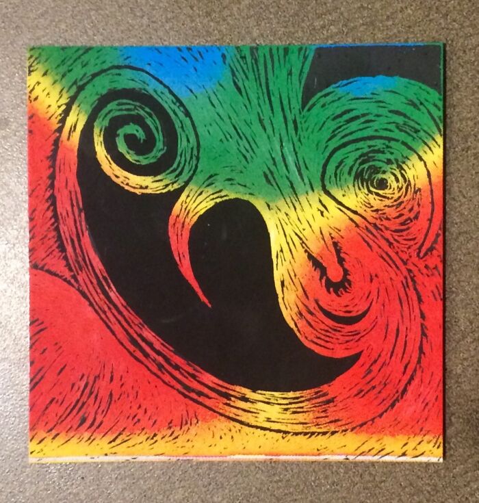 Colorful abstract artwork with swirling patterns, perfect for artistic souls seeking creative treasures.