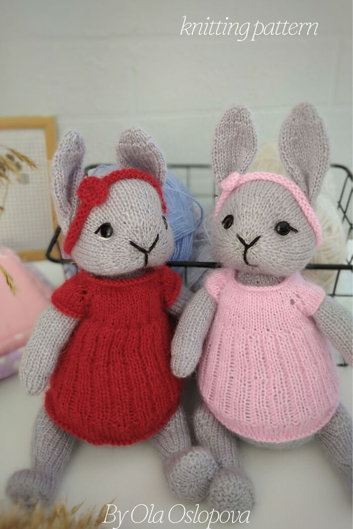 A Perfect Little Project For Easter: My Knitting Pattern Bunnies (6 Pics) A Perfect Little Project For Easter: My Knitting Pattern Bunnies (6 Pics)