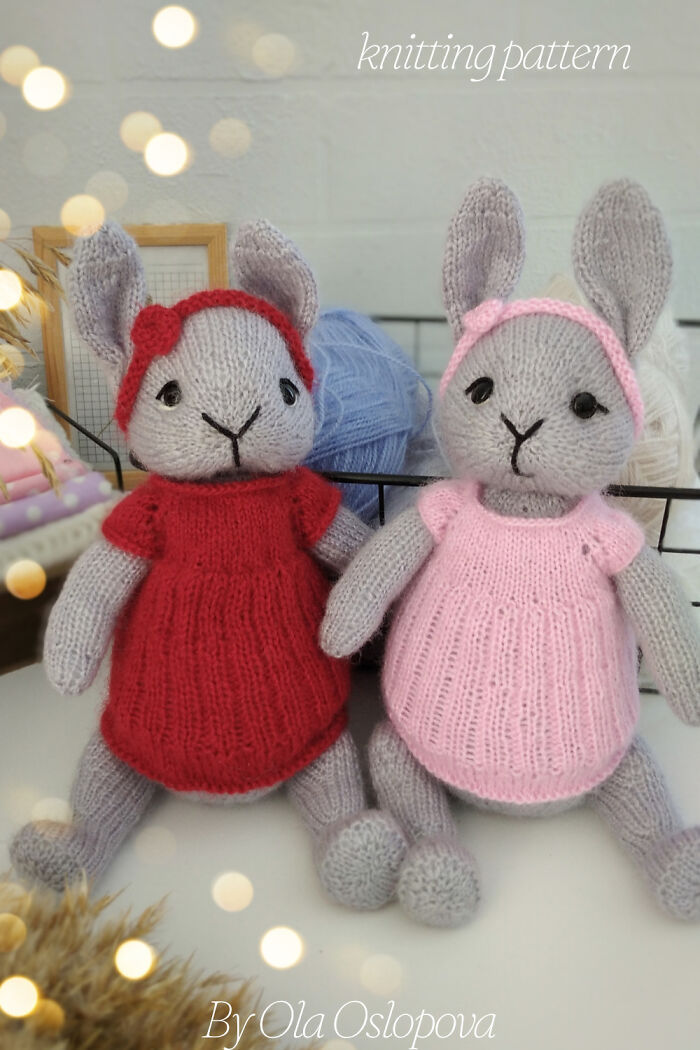 A Perfect Little Project For Easter: My Knitting Pattern Bunnies (6 Pics) A Perfect Little Project For Easter: My Knitting Pattern Bunnies (6 Pics)