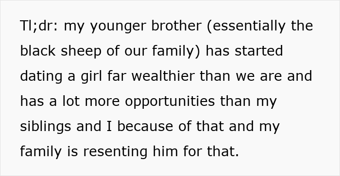&ldquo;Black Sheep&rdquo; Of The Family Has The Best Life Because Of His GF, Siblings And Parents Resent Him