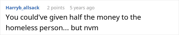Reddit comment discussing scammed apartment money and a suggested alternative use. Reddit comment discussing scammed apartment money and a suggested alternative use.