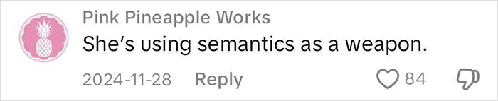 Comment on social media mentioning semantics with 84 likes. Comment on social media mentioning semantics with 84 likes.