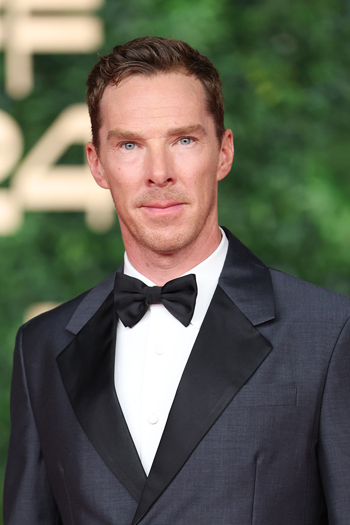 Benedict Cumberbatch in a tuxedo at an event. Benedict Cumberbatch in a tuxedo at an event.