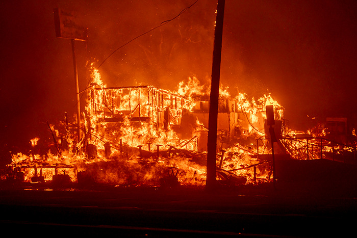 LA wildfires blaze intensely, highlighting destruction caused by arsonists. LA wildfires blaze intensely, highlighting destruction caused by arsonists.
