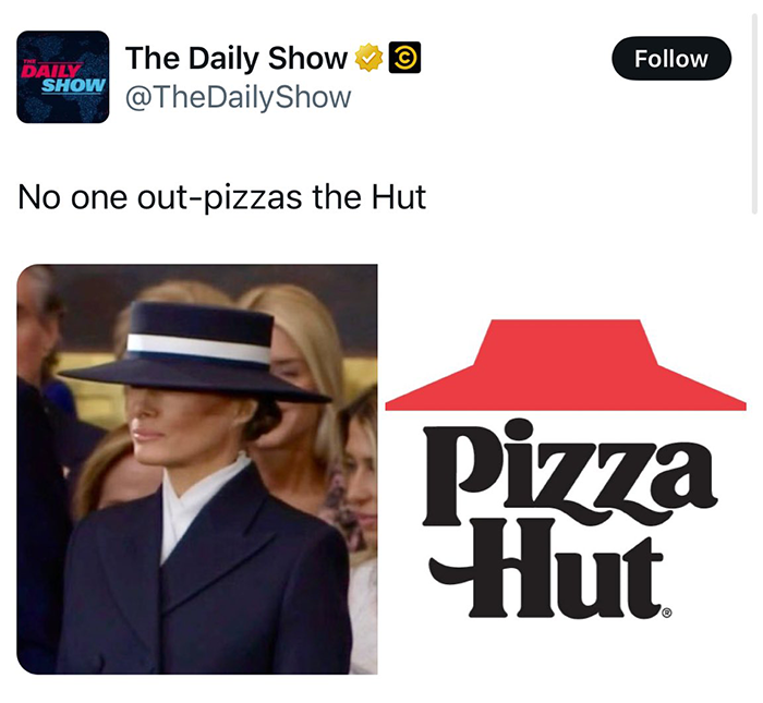 Melania Trump's Outfit At The Presidential Inauguration Sparks Hilarious Reactions Melania Trump's Outfit At The Presidential Inauguration Sparks Hilarious Reactions