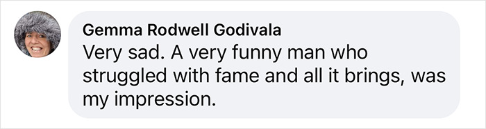 Text message tribute mourning 'Whose Line Is It Anyway?' star Tony Slattery. Text message tribute mourning 'Whose Line Is It Anyway?' star Tony Slattery.