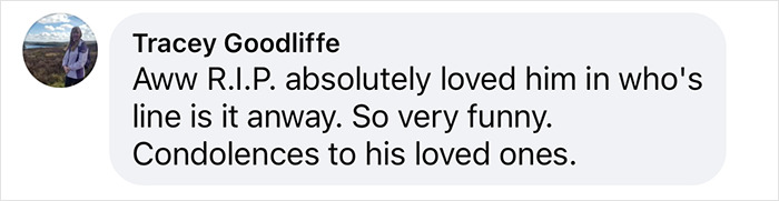 Condolences for 'Whose Line Is It Anyway?' star Tony Slattery in heartfelt tribute comment. Condolences for 'Whose Line Is It Anyway?' star Tony Slattery in heartfelt tribute comment.