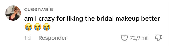 Bride Washes Off Professional Makeup 20 Minutes Before Wedding Because She Doesnât Like It, Sparks Outrage Bride Washes Off Professional Makeup 20 Minutes Before Wedding Because She Doesnât Like It, Sparks Outrage