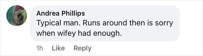 Social media comment criticizing Bill Gates with regret after divorce discussion. Social media comment criticizing Bill Gates with regret after divorce discussion.