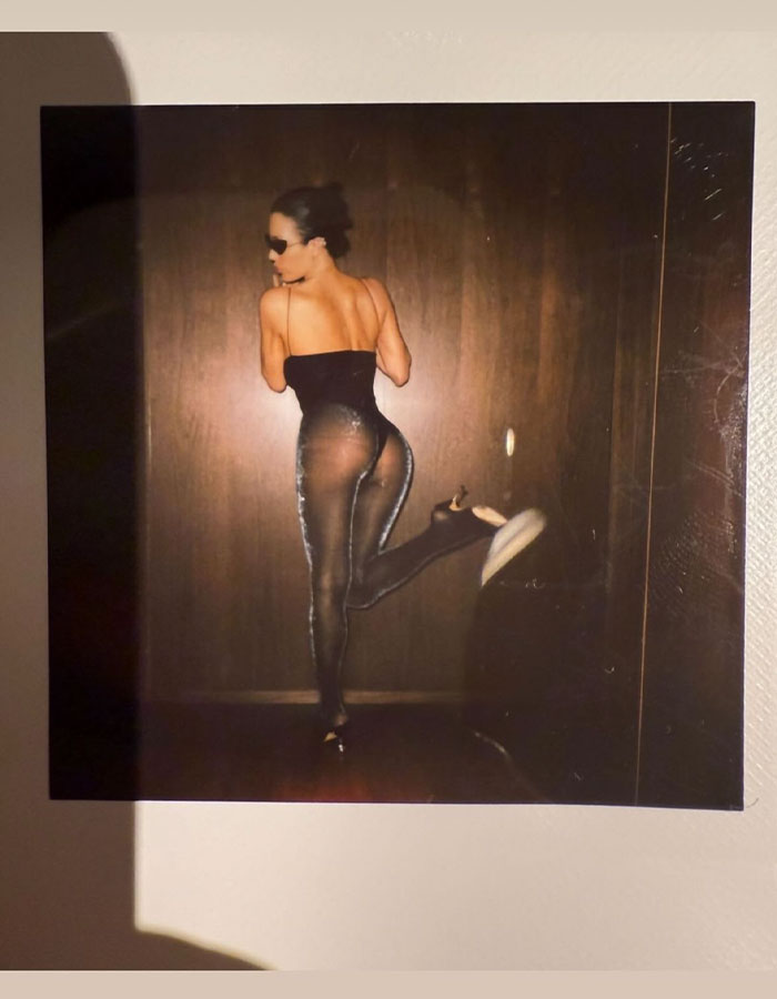 Bianca Censori's Glitter Tights And Kanye's Rare Smile Go Viral After New Year Photo Dump Bianca Censori's Glitter Tights And Kanye's Rare Smile Go Viral After New Year Photo Dump