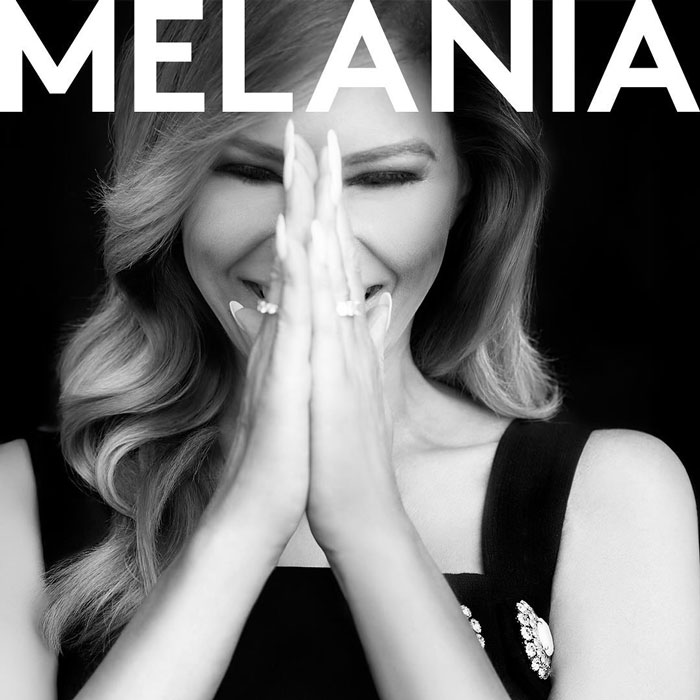 Melania Trump with hands together, smiling, in black and white portrait; related to Freelance Magician discussion. Melania Trump with hands together, smiling, in black and white portrait; related to Freelance Magician discussion.