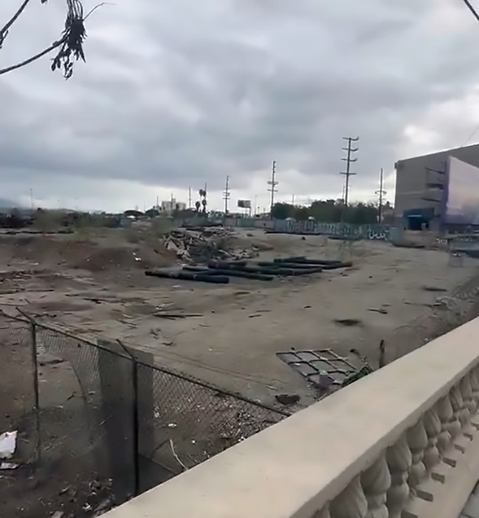 Abandoned area with mysterious "Help" signs, sparking conspiracy theories. Abandoned area with mysterious "Help" signs, sparking conspiracy theories.