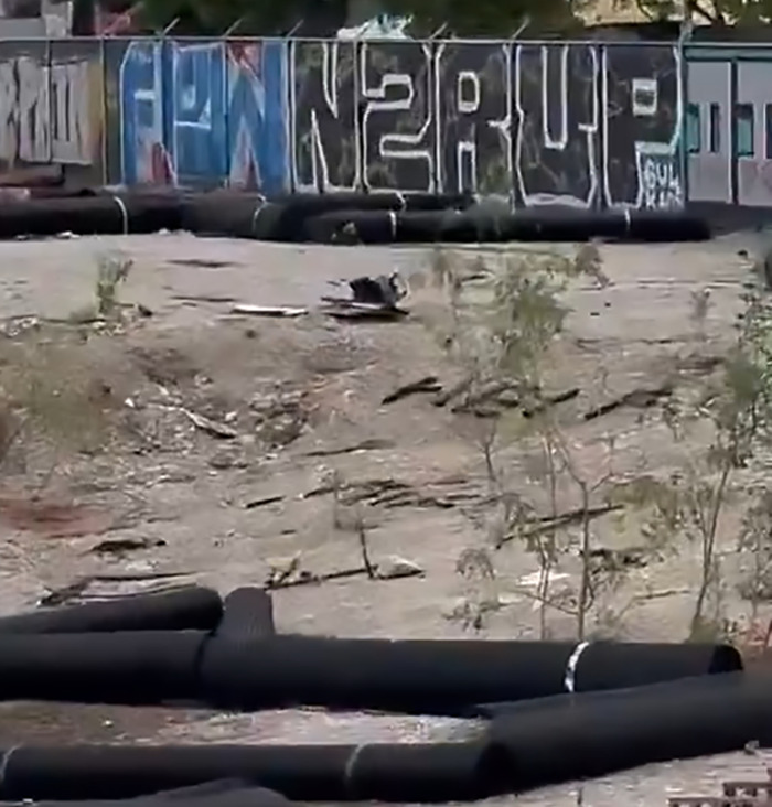 Graffiti in an abandoned area with mysterious "help" sign. Graffiti in an abandoned area with mysterious "help" sign.