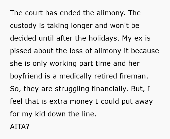 Dad Fights For Full Custody After Son Is Forced Out Of His Bedroom, Ex-Wife Faces Financial Ruin Dad Fights For Full Custody After Son Is Forced Out Of His Bedroom, Ex-Wife Faces Financial Ruin