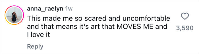 Comment expressing emotions on viral video of ballerina dancing on a ship in Antarctic waters. Comment expressing emotions on viral video of ballerina dancing on a ship in Antarctic waters.