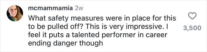 Commenter questioning safety of ballet performance and career ending danger risk in Antarctica. Commenter questioning safety of ballet performance and career ending danger risk in Antarctica.