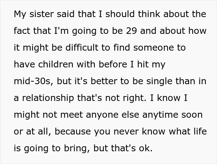 Text about the challenges and perspective on relationships before turning 30, mentioning priorities over rushing into one. Text about the challenges and perspective on relationships before turning 30, mentioning priorities over rushing into one.