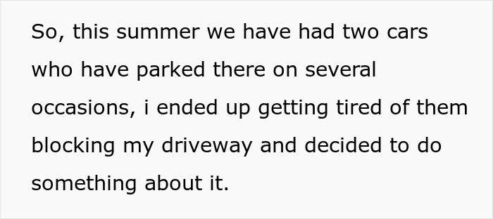 Cheeky Guy Blocks In Tourists Who Use His Private Driveway, Pretends He's On A "Business Trip" Cheeky Guy Blocks In Tourists Who Use His Private Driveway, Pretends He's On A "Business Trip"
