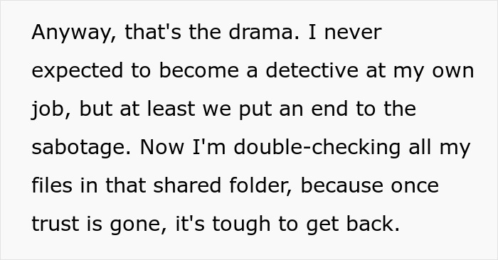 “Beyond Petty”: Woman’s Desperate Plot To Smear Coworker’s Reputation Ends In HR Nightmare “Beyond Petty”: Woman’s Desperate Plot To Smear Coworker’s Reputation Ends In HR Nightmare