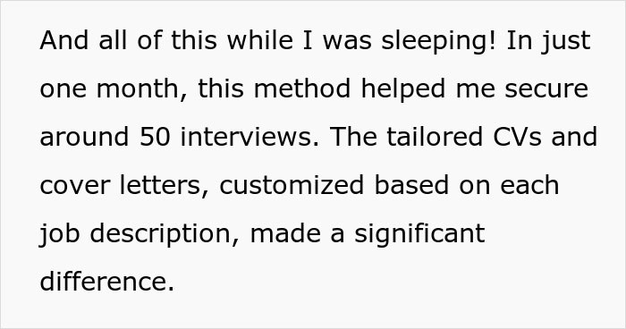Person Uses AI To Apply To 1,000 Jobs While They’re Sleeping, Shares The Results They Woke Up To Person Uses AI To Apply To 1,000 Jobs While They’re Sleeping, Shares The Results They Woke Up To