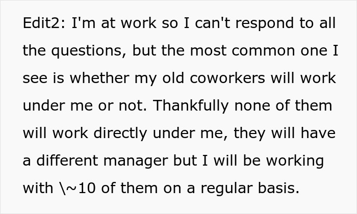 Text discussing workplace dynamics and management after a woman's notice period. Text discussing workplace dynamics and management after a woman's notice period.