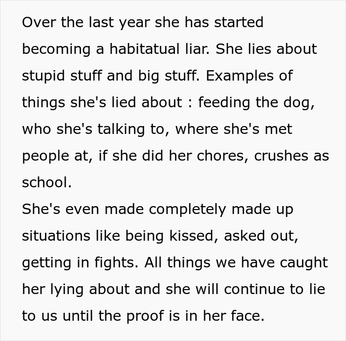 Text about lies and fabrications related to husband-daughter responsibility. Text about lies and fabrications related to husband-daughter responsibility.
