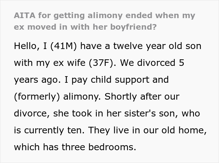 Dad Fights For Full Custody After Son Is Forced Out Of His Bedroom, Ex-Wife Faces Financial Ruin Dad Fights For Full Custody After Son Is Forced Out Of His Bedroom, Ex-Wife Faces Financial Ruin