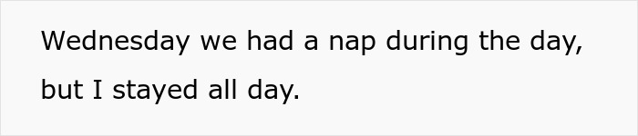 Text about a nap and staying all day related to a C-section discussion. Text about a nap and staying all day related to a C-section discussion.